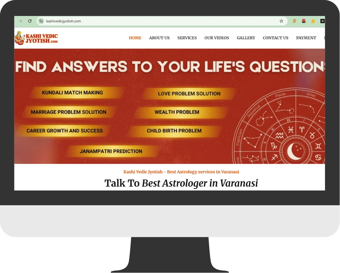 Seo Case Study Kashi Vedic Jyotish 1 image 1
