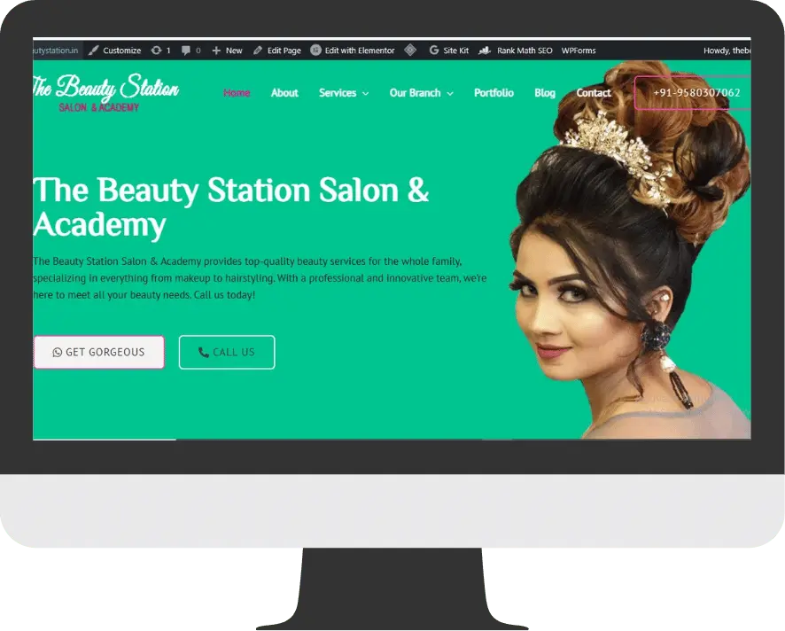 Case Study The Beauty Station Salon & Academy 1 The Beauty Station Salon SEO Case Study
