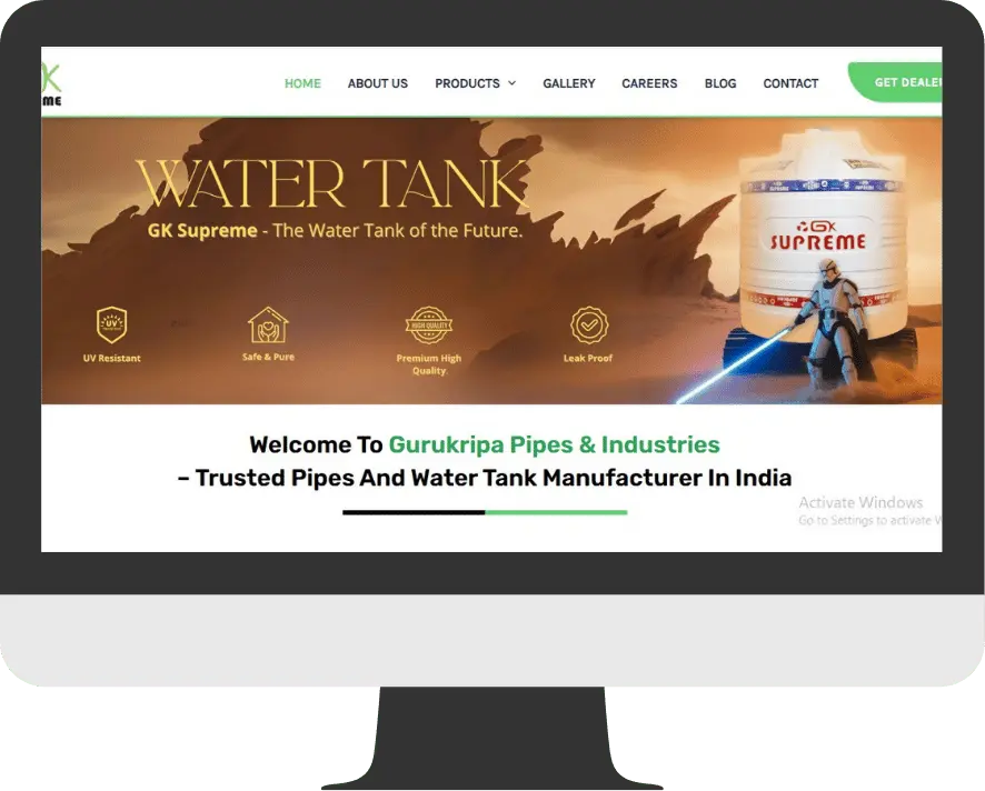 SEO Case Study Gurukripa Pipes –Charvix Technology 1 SEO Case Study Gurukripa Pipes